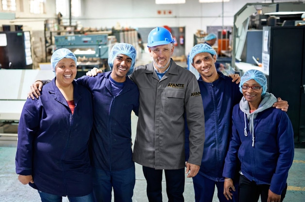 Equipe Avante com clientes